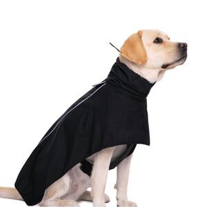 Waterproof Adjustable Dog Jacket with Reflective lines, 6XL